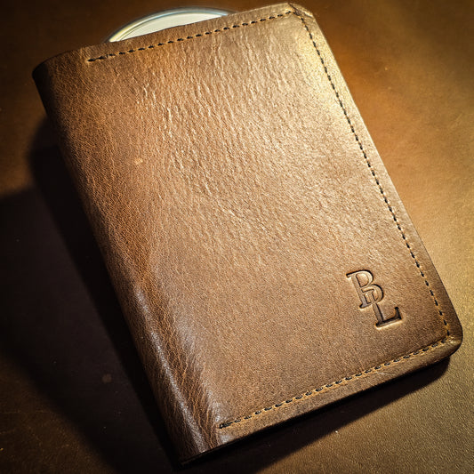 Horween Brown Passport Wallet