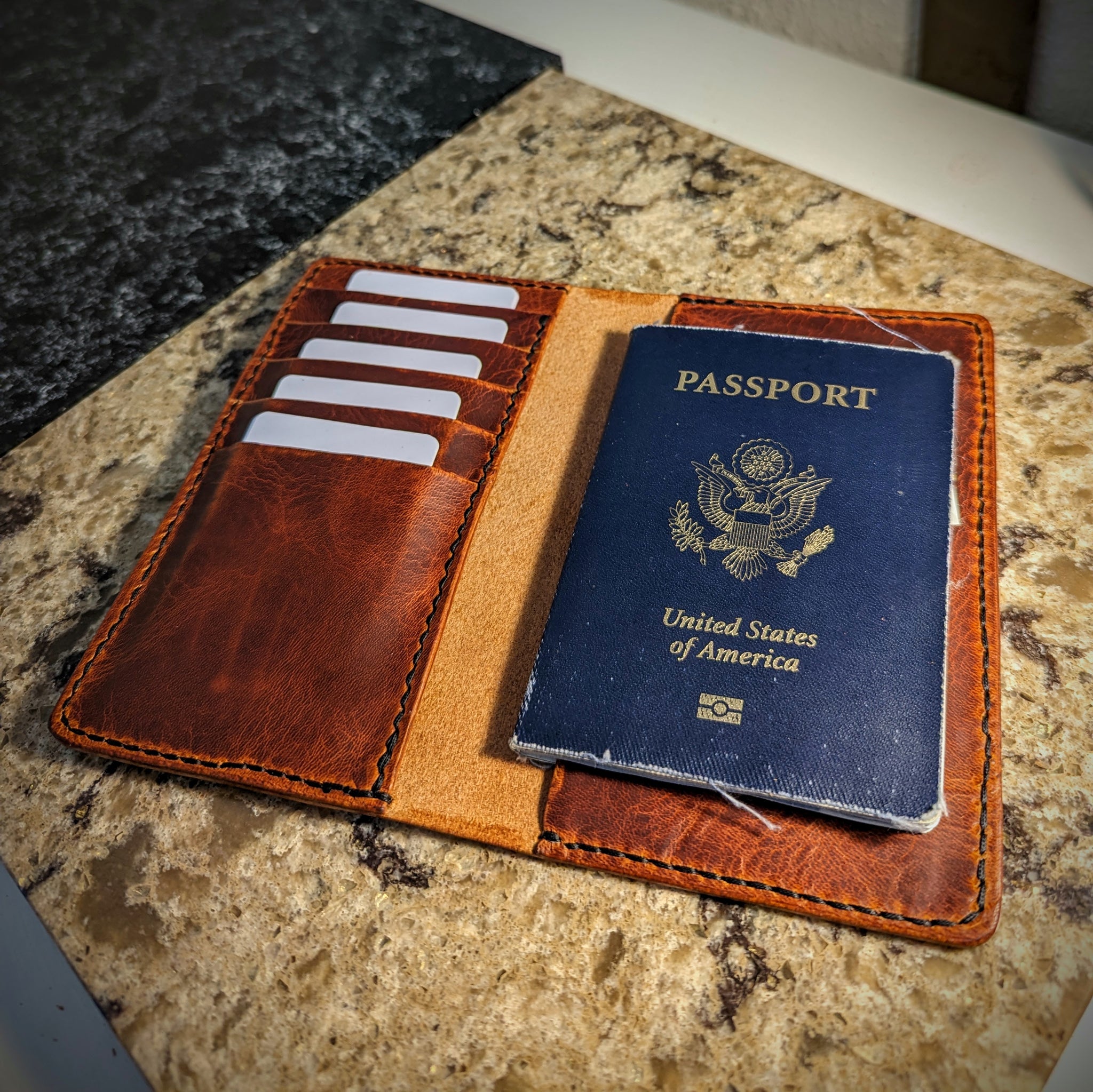 Passport Wallet – Boundary Leather